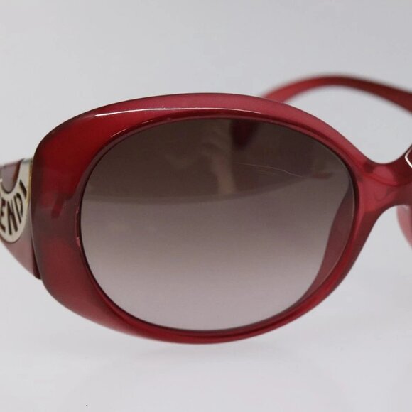 FENDI Sunglasses plastic Red Auth - Picture 7 of 14